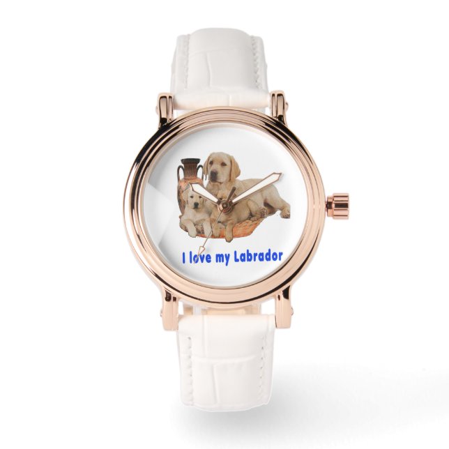 Labrador Retriever Armbandsur (Framsida)