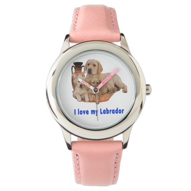 Labrador Retriever Armbandsur (Framsida)