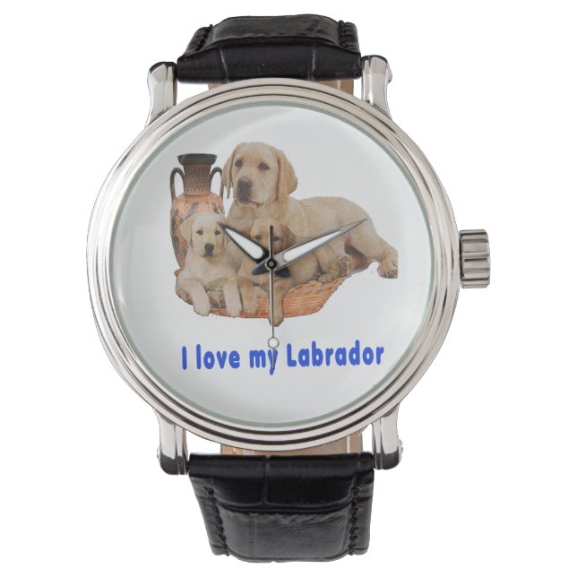Labrador Retriever Armbandsur (Framsida)