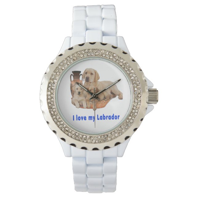 Labrador Retriever Armbandsur (Framsida)
