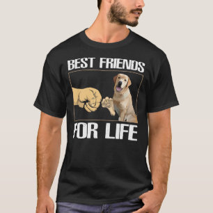 Labrador Retriever Best Friends for Life Hund Mana T Shirt