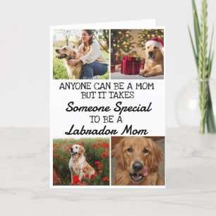 Labrador Retriever ...Best Mamma Mors dag Card Tack Kort