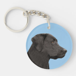 Labrador Retriever Black Painting Original Hund Ar