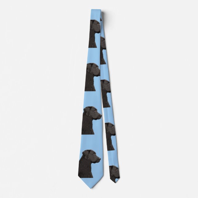 Labrador Retriever Black Painting Original Hund Ar Slips (Framsida)