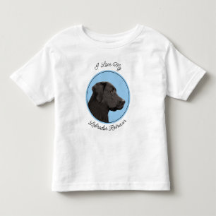 Labrador Retriever Black Painting Original Hund Ar T Shirt