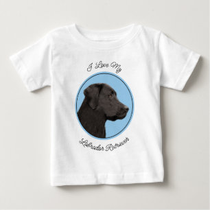 Labrador Retriever Black Painting Original Hund Ar T Shirt