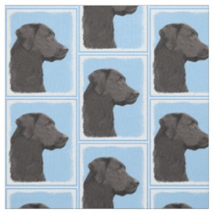 Labrador Retriever Black Painting Original Hund Ar Tyg
