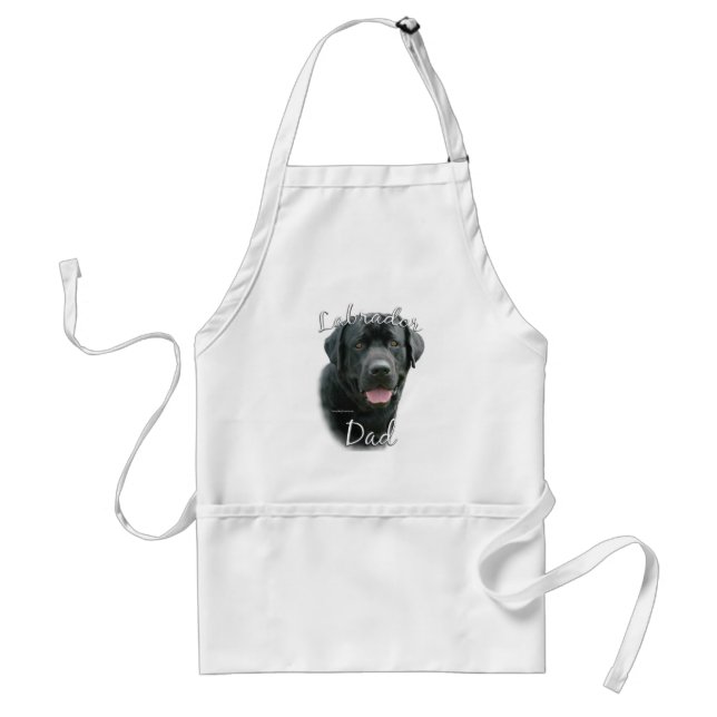 Labrador Retriever (blk) Pappa 2 Förkläde (Framsidan)