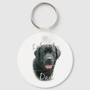 Labrador Retriever (blk) Pappa 2 Nyckelring