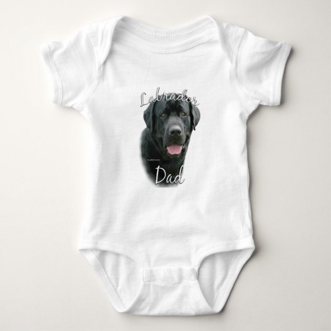 Labrador Retriever (blk) Pappa 2 Tee (Framsida)