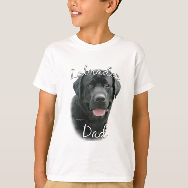 Labrador Retriever (blk) Pappa 2 Tee (Framsida)