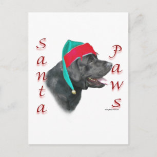Labrador Retriever (blk) Santa Tassar Helg Vykort