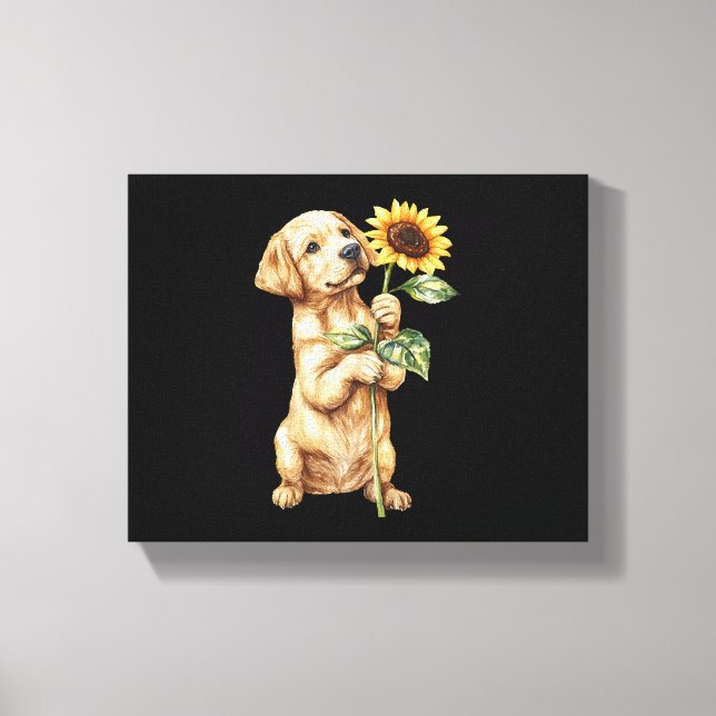 Labrador Retriever Canvastryck (Framsida)