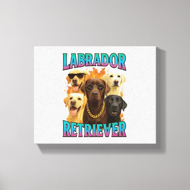 Labrador Retriever Canvastryck (Framsida)