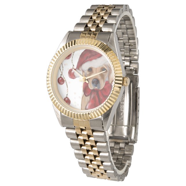 Labrador Retriever  Canvastryck Armbandsur (Vinklad)