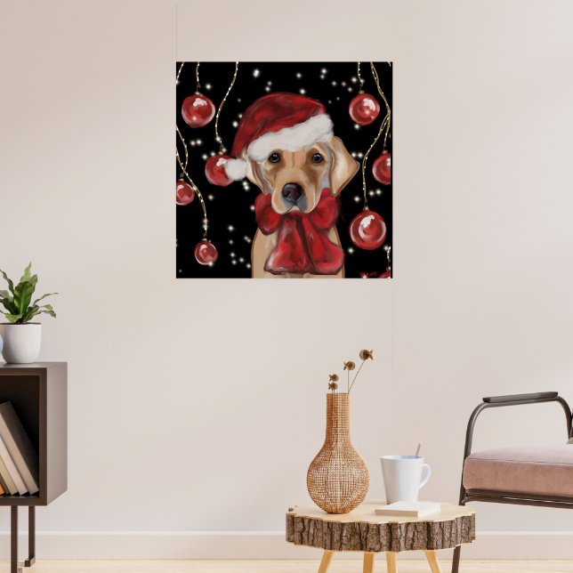 Labrador Retriever  Canvastryck Poster (Vardagsrum 3)