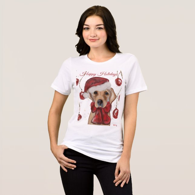 Labrador Retriever  Canvastryck T Shirt (Framsida Full)