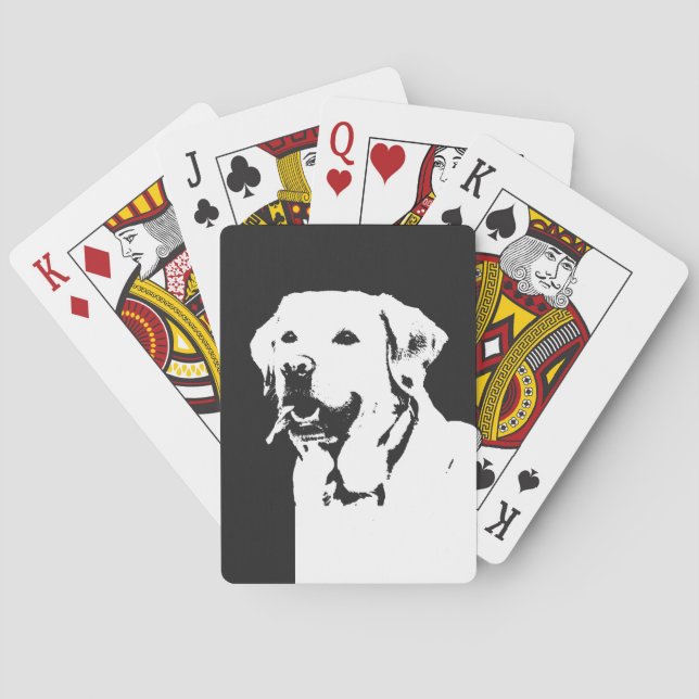 Labrador Retriever Casinokort (Baksidan)