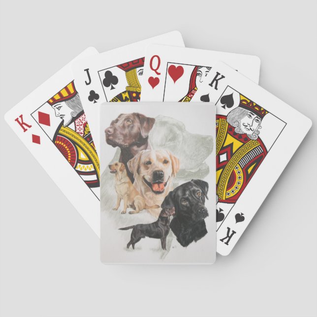 Labrador Retriever Casinokort (Baksidan)