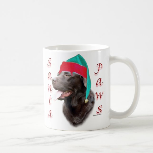 Labrador Retriever (choc) Santa Tassar Kaffemugg (Höger)