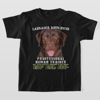 Labrador Retriever Chocolate Lab Professionell Hum T Shirt