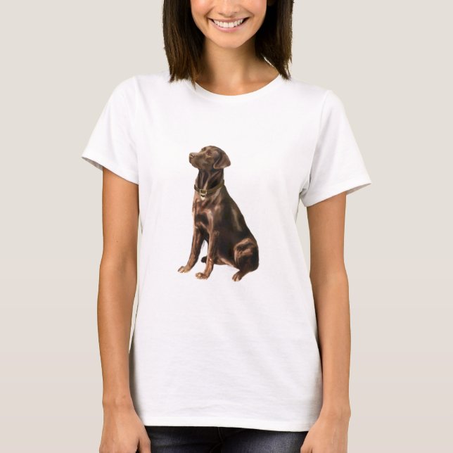 Labrador Retriever - Choklad 1 Tee (Framsida)
