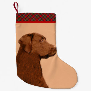 Labrador Retriever (choklad) - färgning - Hund Ar Liten Julstrumpa