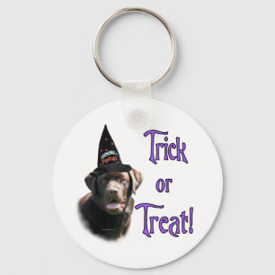 Labrador Retriever (choklad)Trick Nyckelring