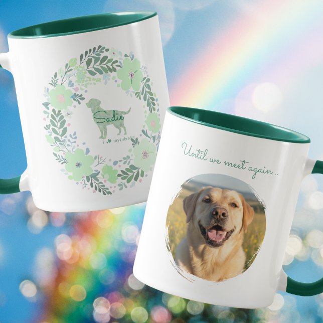 Labrador Retriever Custom Memorial Mug with Photo Mugg (Skapare uppladdad)