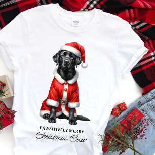 Labrador Retriever Cute Santa Hund Familjjul T Shirt