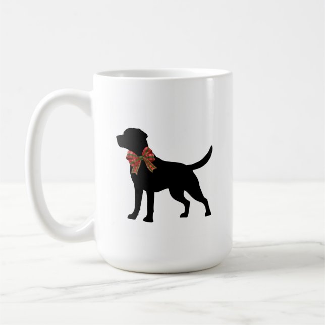 Labrador Retriever Dog Silhouette Coffee Mug Kaffemugg (Vänster)