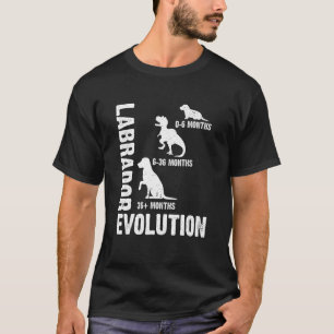 Labrador Retriever Evolution för en Labrador Hund  T Shirt
