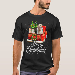 Labrador Retriever-familjen Lastbil jul Pajama T Shirt