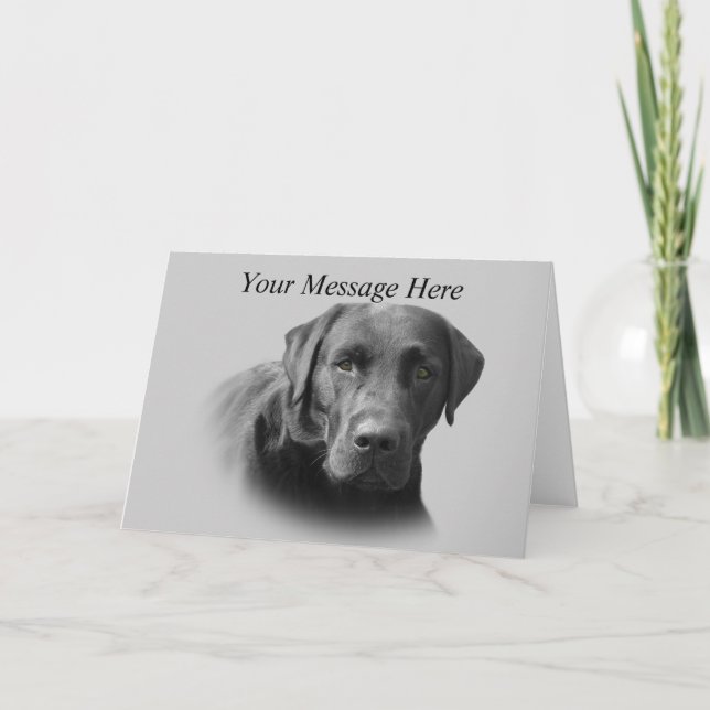 Labrador Retriever Fantastisk Greeting Card Kort (Framsida)