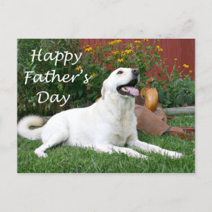 Labrador Retriever Fars dag vykort