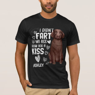 Labrador Retriever Fick Inte Kiss Pugga Hunden T Shirt