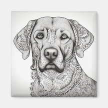 Labrador Retriever Fridge Magnet