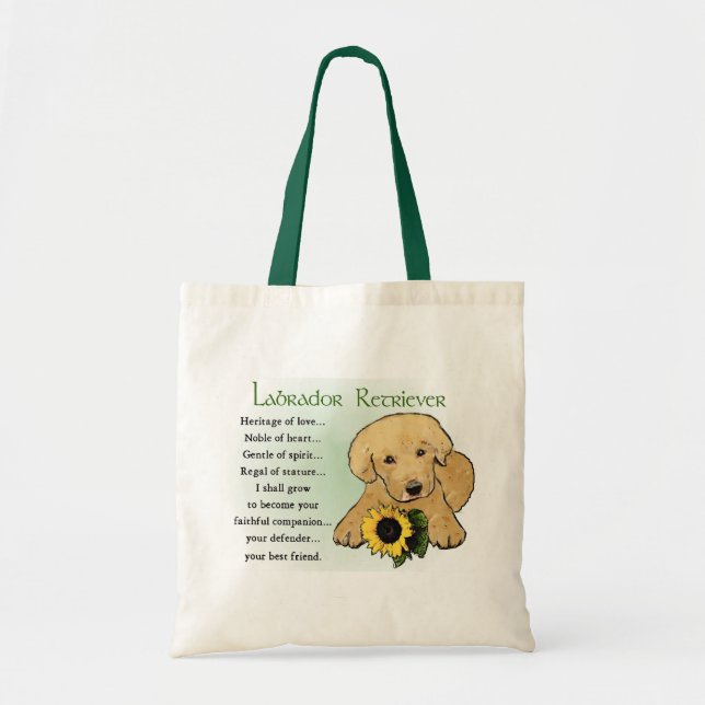 Labrador Retriever-gåvor Tygkasse (Framsidan)