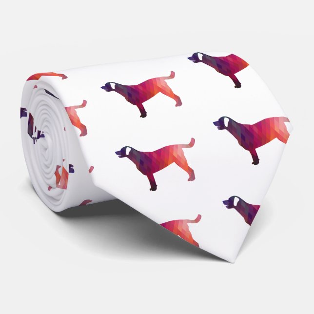 Labrador Retriever Geometric Mönster Silhouette Slips (Rullad)