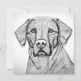Labrador Retriever Gift-kort Inbjudningar