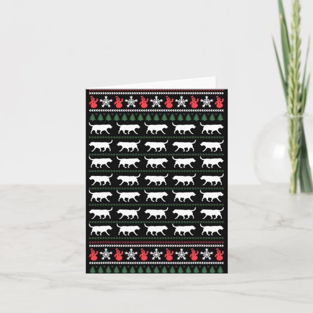Labrador Retriever God jul Ugly Sweater Do Kort (Framsida)
