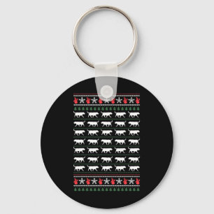 Labrador Retriever God jul Ugly Sweater Do Nyckelring