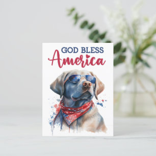 Labrador Retriever, Gud välsigne Amerika vykort