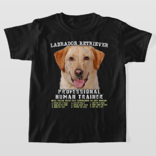 Labrador Retriever Gul lab Professionell Human T Shirt