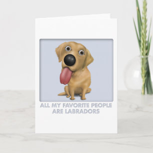 Labrador Retriever (Gult) Favorite Kort