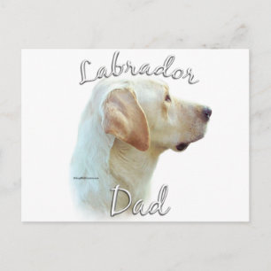 Labrador Retriever (gult) Pappa 2 Vykort
