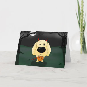 Labrador Retriever Halloween Kort