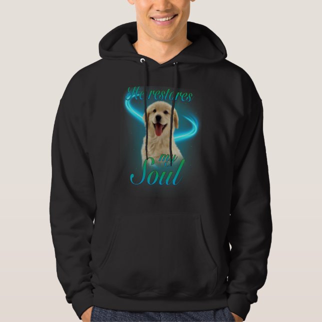 Labrador Retriever han återger min sjö Hundägare Hoodie (Framsida)