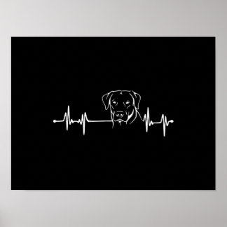Labrador Retriever - Heartslag Poster