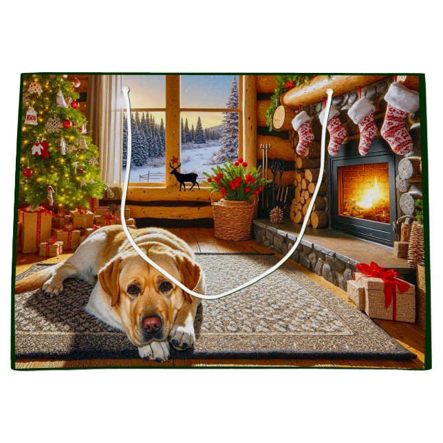 Labrador Retriever Holiday Card (Framsidan)